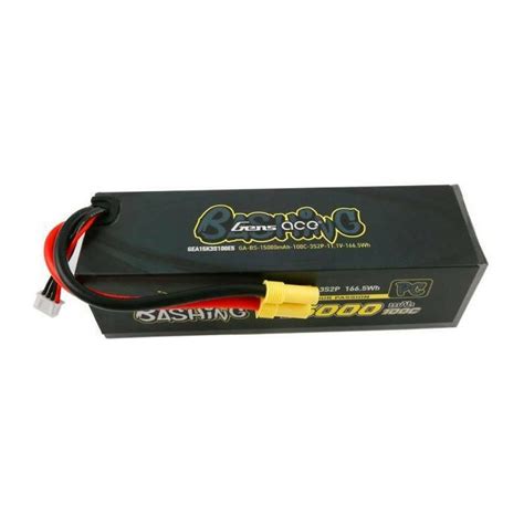 Gens Ace Mah V C S P Lipo Battery Pack With Ec Bashing