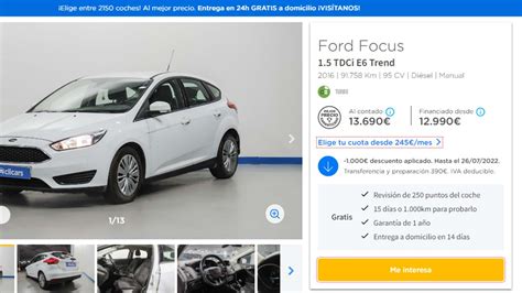 7 Webs Para Comprar Coches De Segunda Mano