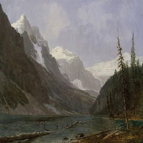 Canadian Rockies (Lake Louise) | Albert Bierstadt Paintings