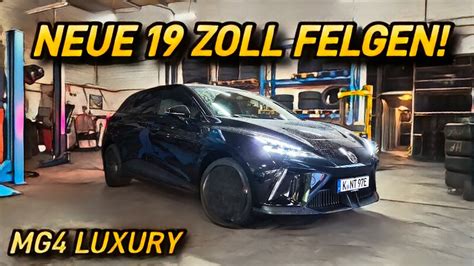 Neue Zoll Felgen F R Unser Elektroauto Mg Preise Details