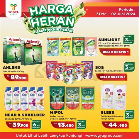 Promo JSM TOSERBA YOGYA HARGA HERAN 01 02 JUNI 2024