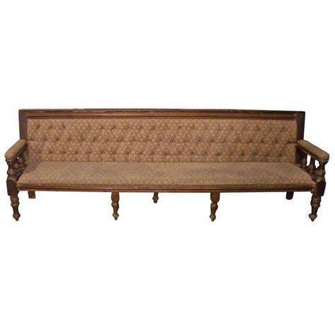 Old Pub Bench at 1stDibs | pub benches for sale, pub bench seating, upholstered pub bench