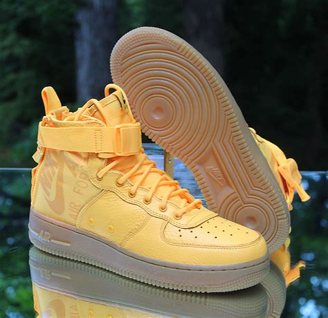 Nike SF Air Force 1 Mid OBJ Size 7Y Laser Orange Gum Brown Flickr