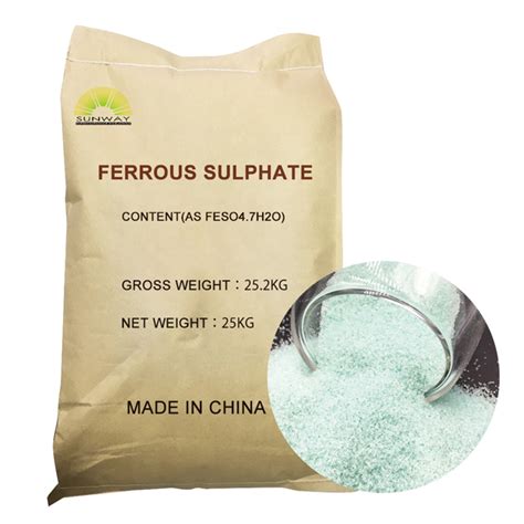 Bulk Agriculture Use Chemical Anhydrous Ferrous Sulphate Ferrous