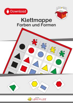 Farben Und Formen Lern Kiste Unterrichtsmaterial TEACCH Mappen