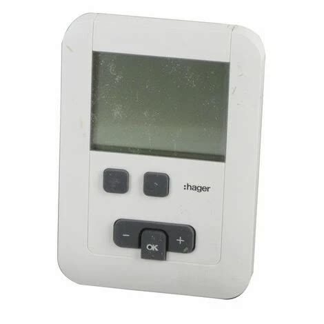 Chic Und Modern Bestes Angebot Programmierbarer Raumthermostat HAGER