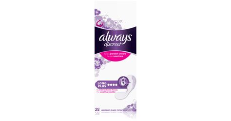 Always Discreet Long Plus Incontinence Pads Notino Co Uk