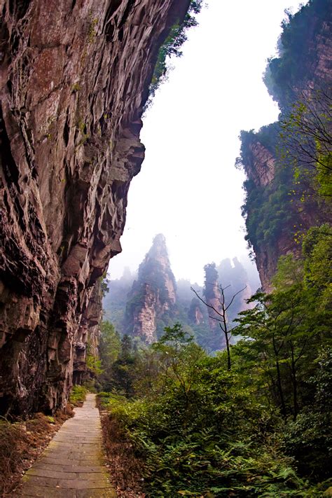 Climbing Chinas Avatar Mountain In Zhangjiajie National Forest Park