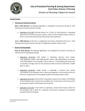 Fillable Online Fillable Online City Of Pataskala Planning Zoning