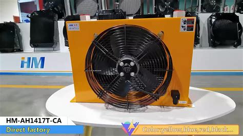 Aluminum Fan Air Oil Cooler Hydraulic Fan Cooling Heat Exchanger