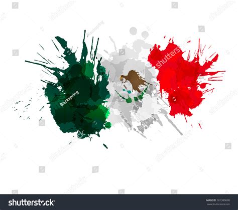 304 Mexico Flag Color Watercolor Images Stock Photos Vectors