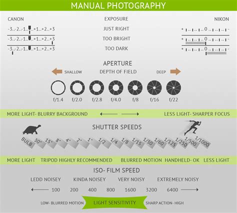 Manual Camera Settings Cheat Sheet Pdf