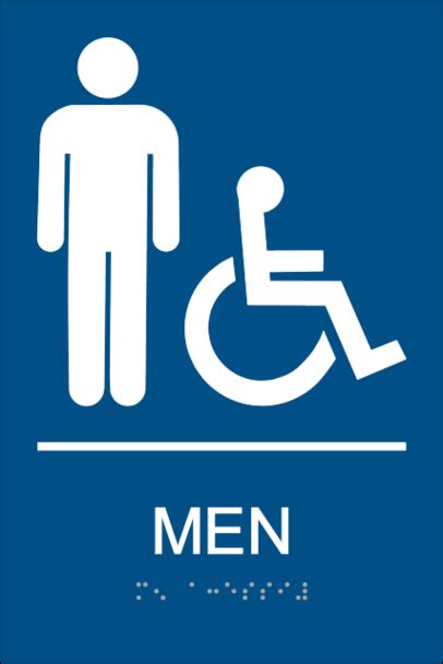 Handicap Bathroom Signs Clipart - ClipArt Best