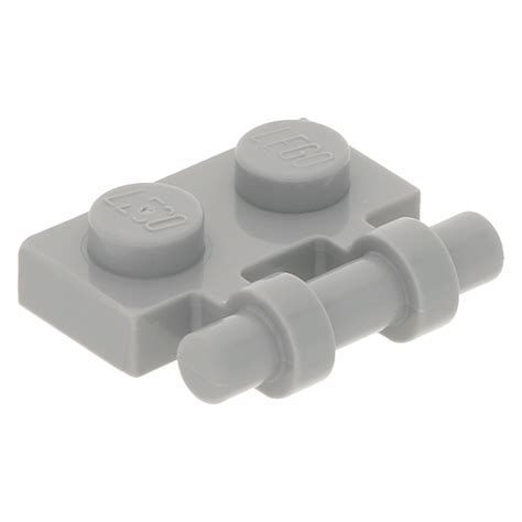 LEGO Part 2540 Light Bluish Gray Plate Modified 1 X 2 With Handle On