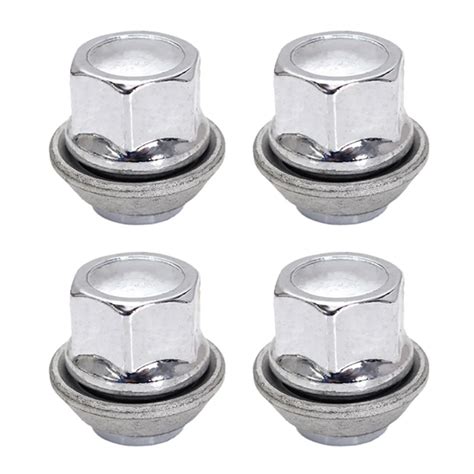 4pcs M12x1 5 Replacement Wheel Nuts Alloy 19mm For Ford C Max Cortina Focus Chrome In Nuts