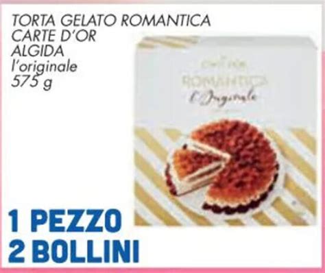 TORTA GELATO ROMANTICA CARTE D OR ALGIDA L Originale 575 G Offerta Di Conad