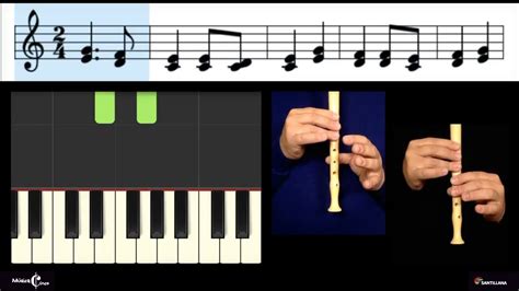 Alecrim Melodia E Tutorial Para Flauta De Bisel A Duas Vozes Youtube