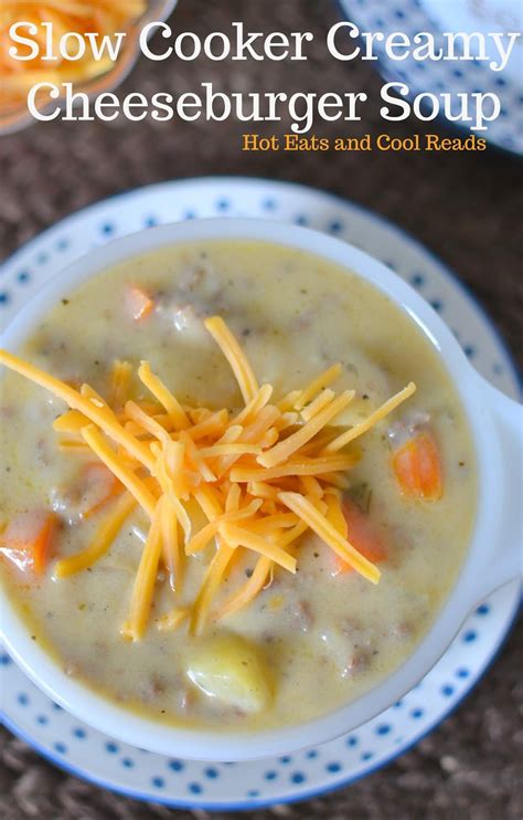 Slow Cooker Creamy Cheeseburger Soup Recipe