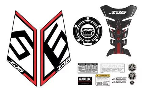 Sticker Decalx YAMAHA XJ6 Sp 2014 2015 2016 2017 KIT DE ADHESIVOS