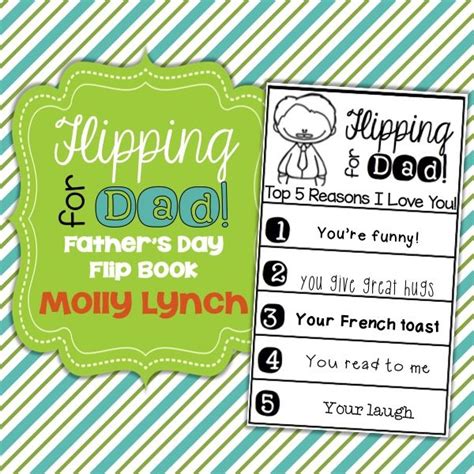 Father S Day Flip Book Shop Lucky Learning With Molly Lynch