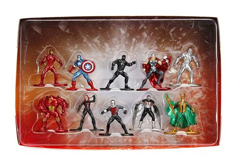 Marvel Avengers Nano Metalfigs Iron Man Hulkbuster Captain America