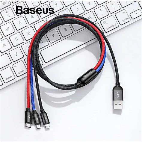 Jual Baseus Kabel Charger In Fast Charge Lightning Micro Usb