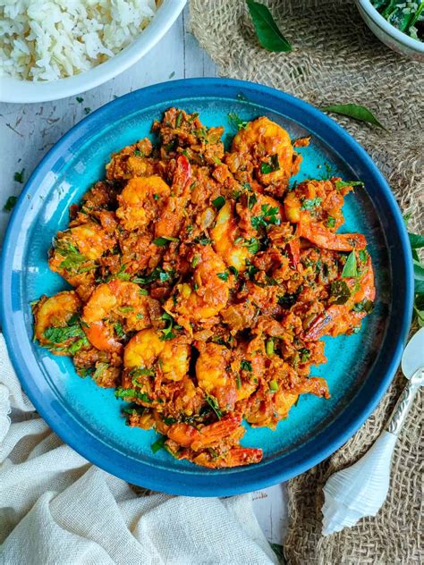 Easy Prawn Masala Fry Go Healthy Ever After