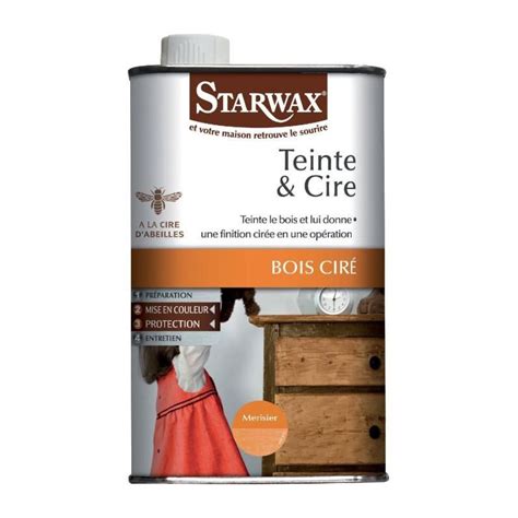 Teinte Et Cire Merisier 121 500 Ml STARWAX Dispatche