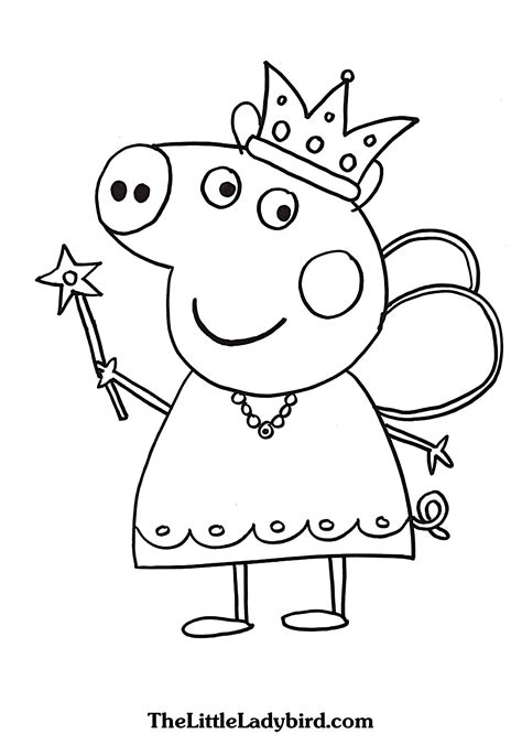 Peppa Pig Coloring Pages For Kindergarten Coloring Pages Allow Kids To ...