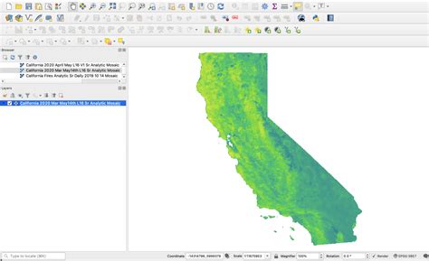 How To Load Wmts Basemap False Color Visualizations In Qgis Arcgis Pro