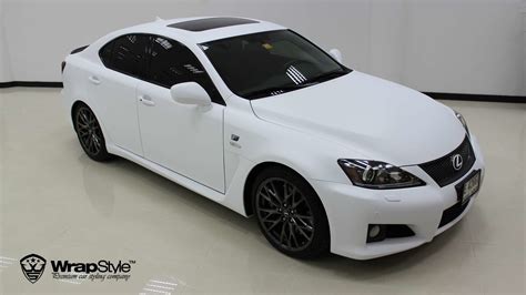 Lexus IS F - White Matt wrap | WrapStyle