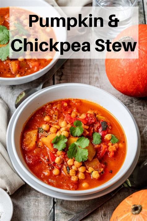 Moroccan Pumpkin Stew With Chickpeas A Spicy Vegan Recipe Searching For Spice