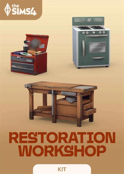 The Sims 4 Restoration Workshop Kit - The Sim Architect