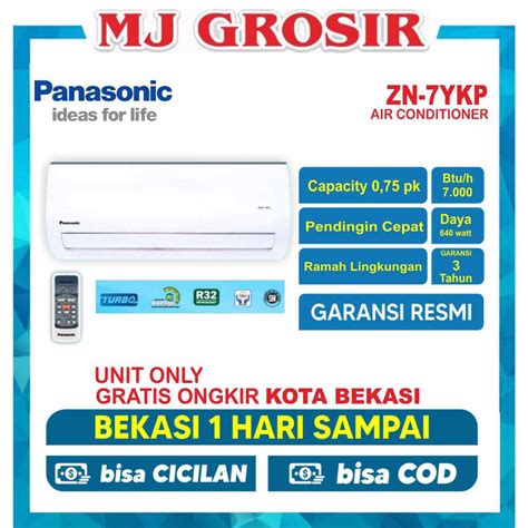 Jual Panasonic Ac Zn Ykp Ykp Pk Pk R Standard Unit Only