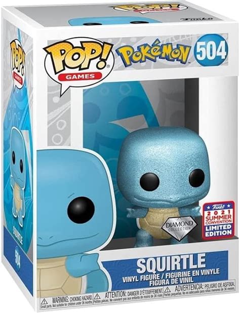 Funko Pop Pokemon Figurine Squirtle Carapuce 2021 Summer Convention