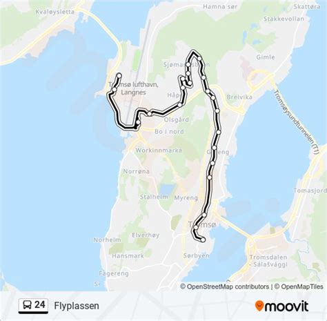 24 Rute Rutetider Holdeplasser Og Kart Flyplassen Oppdatert