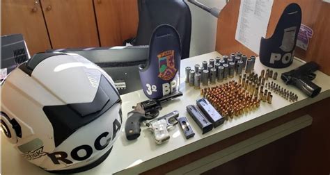 Bm Apreende Armas Munições E Drogas No Tancredo Gazeta