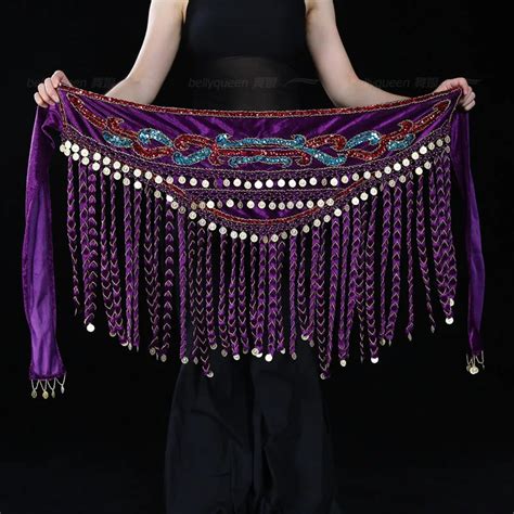 New Belly Dance Costume Embroidery Tassel Belly Dance Belts For Women