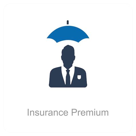 premium vector insurance premium  assurance icon concept
