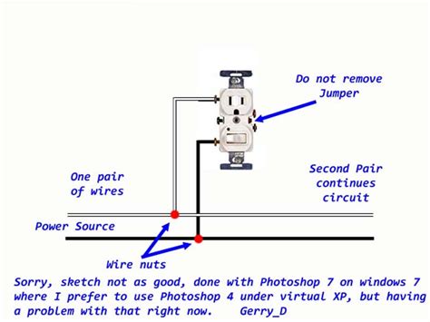 How To Wire A Combination Switch Receptacle