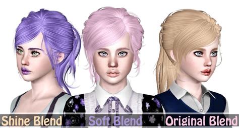 Newsea`s Luckystar Hairstyle Retextured By Sjoko Sims 3 Hairs Sims