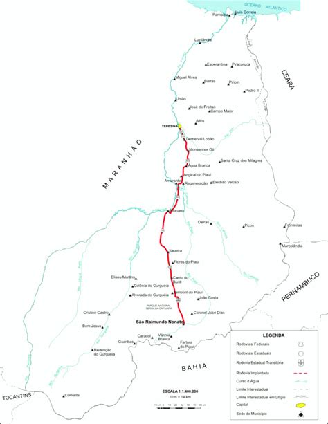 Principais Acessos Rodovi Rios Cidade De S O Raimundo Nonato