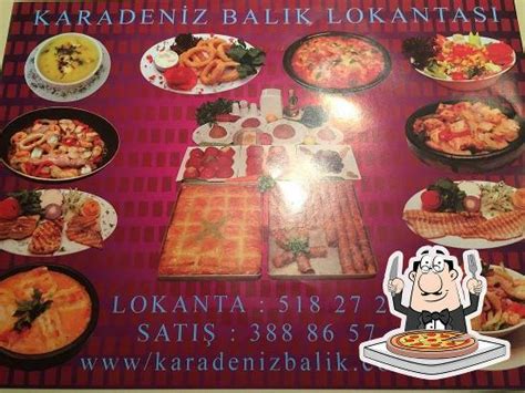 Menu at Karadeniz Balık Küçükyalı Istanbul Küçükyalı