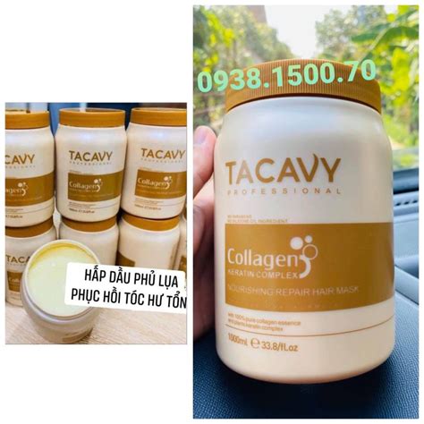 KEM Ủ TÓC PHỦ LỤA PHỤC HỒI Tacavy Collagen Keratin Complex Nourishing