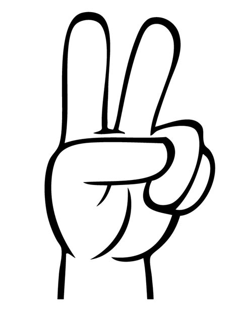 Peace Finger - ClipArt Best