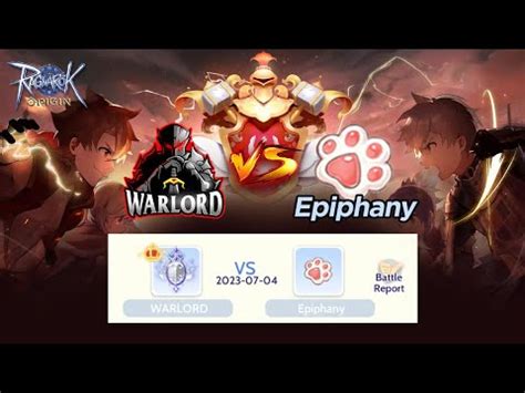 Ragnarok Origin Warlord Vs Epiphany Sikntl Pov Prontera Youtube