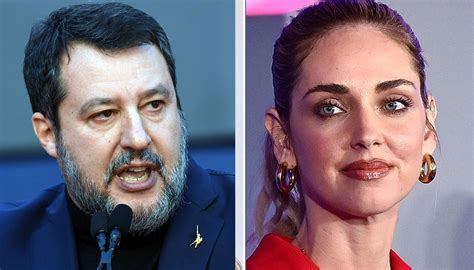 SONDAGGIO Chiara Ferragni Difesa Da Matteo Salvini Per Il Leader