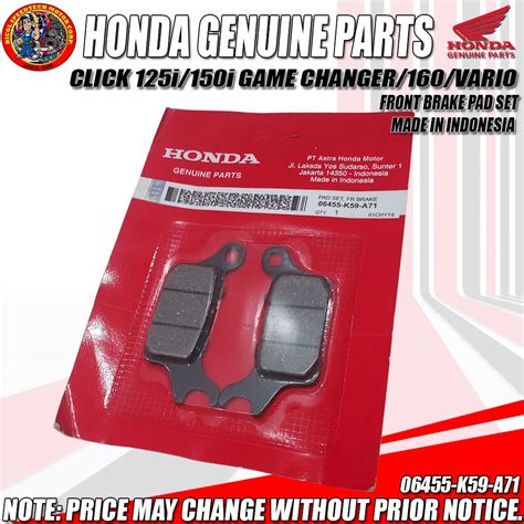 Click I I Game Changer Vario Front Brake Pad Set Hpi