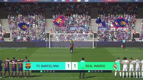 FC Barcelona VS Real Madrid Penalty ShootOut Pes 2018 FCB VS RM