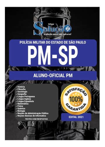 Apostila Pm Sp Aluno Oficial Pm Academia Barro Branco Frete Gr Tis